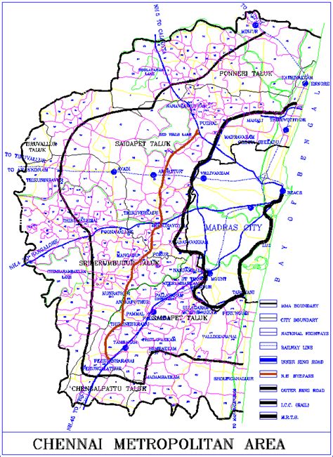 CMDA Master Plan of Chennai