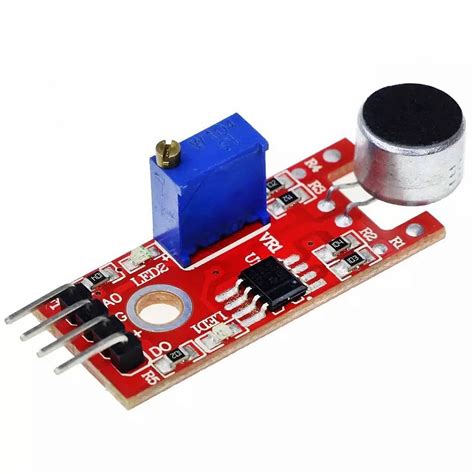 Sound Sensor Detection Module LM393 Chip Electret Microphone For Arduino