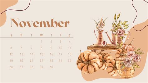 November 2023 Calendar Desktop Wallpapers Free Download