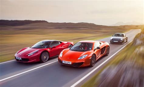 2011 Ferrari 458 Italia vs. 2011 McLaren MP4-12C, 2011 Porsche 911 GT2 RS - Comparison Test ...