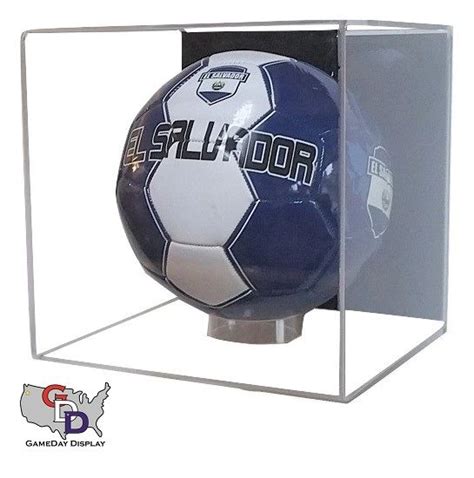 Acrylic Wall Mount Soccer Ball Display Case | GameDay Display