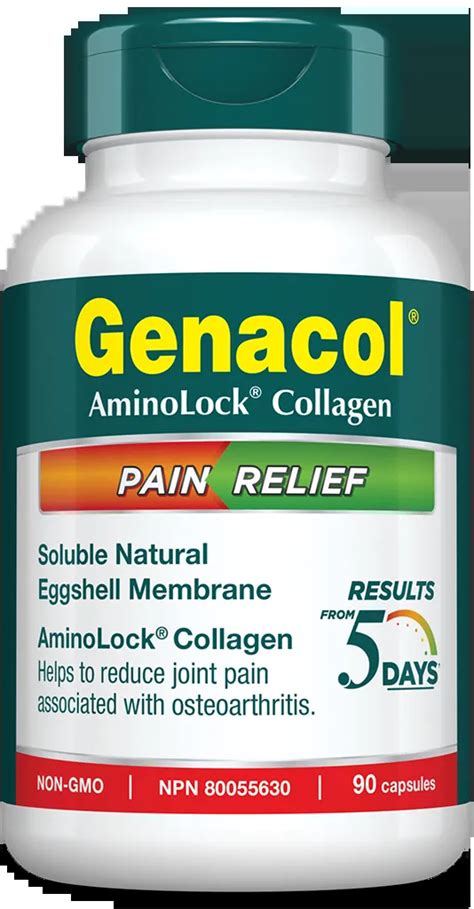 Genacol Pain Relief - Results on joint pain in 5 days!