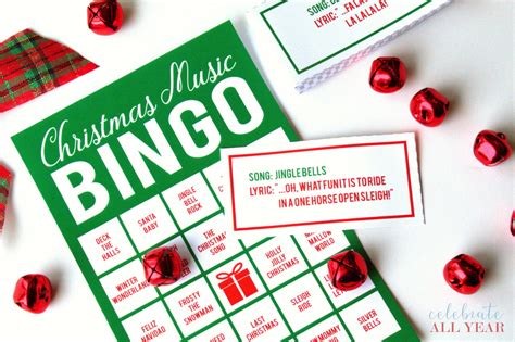 Christmas Music Bingo Game – Celebrate All Year