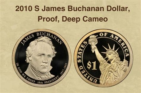 James Buchanan $1 Coin Value (Errors List, "D", "S" & "P" Mint Mark Worth) - CoinValueChecker.com