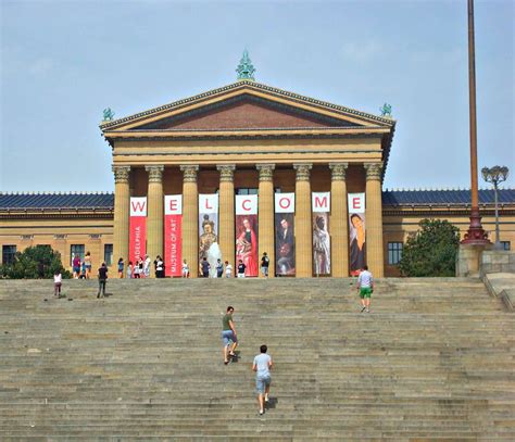 Philadelphia Museum of Art has the Famous Rocky Steps