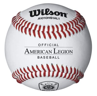 Wilson Baseballs: BOX (1 DOZEN) - American Legion Flag & Emblem