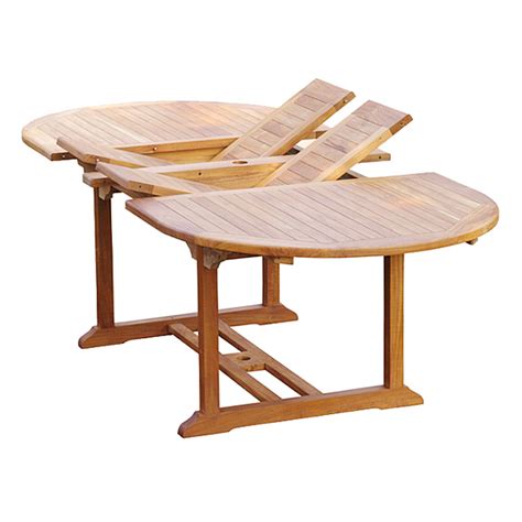 Extendable Teak Dining Table TOTXT006 Outdoor Extension Tables