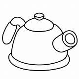 Kettle Coloring Pages sketch template