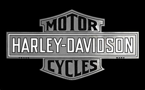 Black and White Harley-Davidson Logo - LogoDix