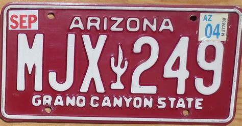 Arizona | Product categories | Automobile License Plate Store ...