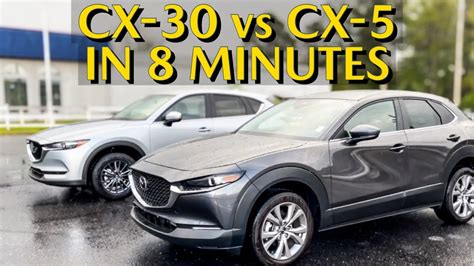 2021 Mazda CX-30 vs CX-5 Comparison in Less Than 8 Minutes - YouTube