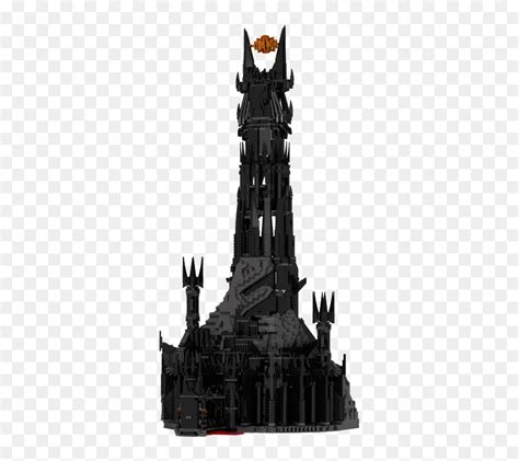 Lego Lord Of The Rings Barad Dur - Eye Of Sauron Tower Png, Transparent ...