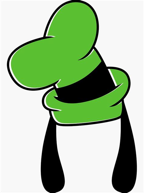 "Goofy Hat" Sticker for Sale by MrPieCrust | Redbubble