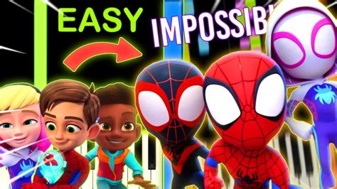 SPIDEY AND HIS AMAZING FRIENDS from TOO EASY to IMPOSSIBLE - YouTube