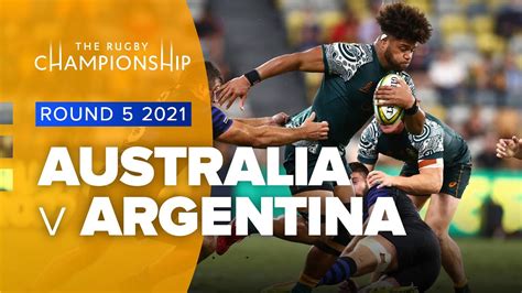 The Rugby Championship | Australia v Argentina - Rd 5 Highlights - YouTube