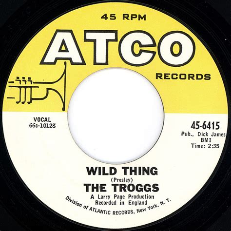 The Troggs - Wild Thing (Vinyl, 7", 45 RPM, Misprint) | Discogs