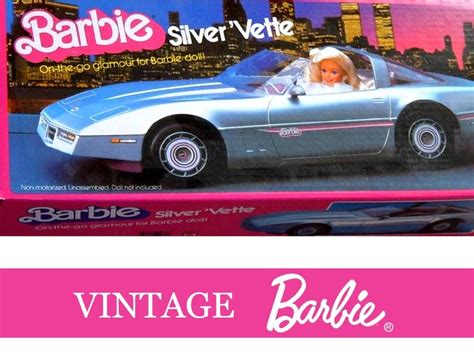 Vintage Barbie Car Silver Corvette 1983 Mattel Barbie Silver - Etsy