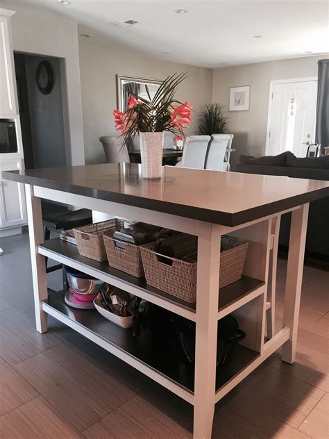 Ikea Stenstorp Kitchen Island Hack. We loved this island but needed a ...