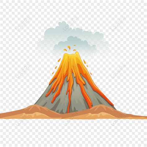 Volcano Eruption, Volcano Eruption, Mounds, Forest PNG Image Free ...