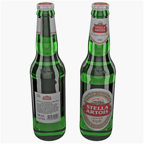 lightwave stella artois beer bottle