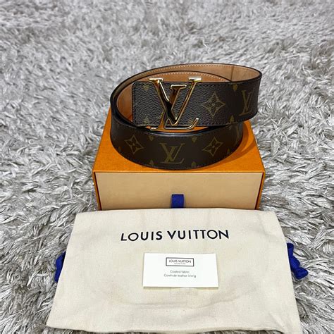 Louis Vuitton Monogram Brown Belt, Barang Mewah, Aksesoris di Carousell