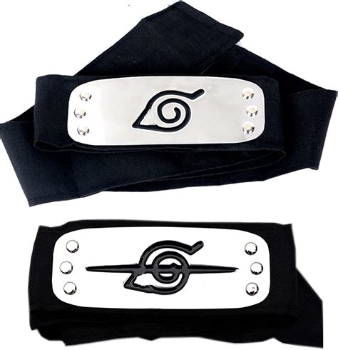 Cosplay Headband, Naruto Leaf Village Headband and Anti Leaf Village Headband, Fit for Ninja ...