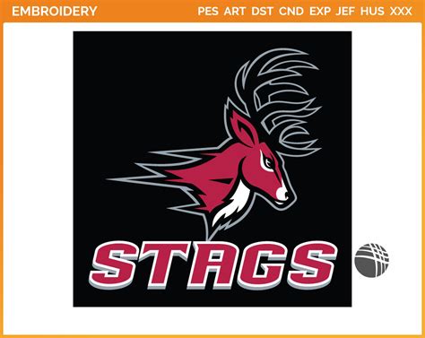 Fairfield Stags - Alternate Logo (2002) - College Sports Embroidery ...