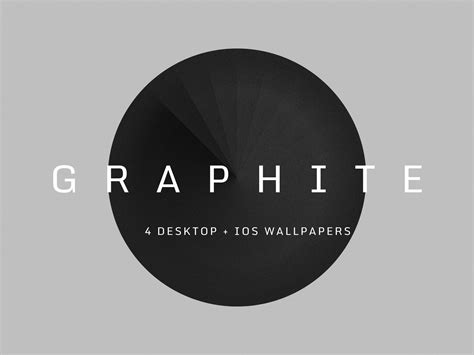 Graphite Wallpapers by Korry Smith on Dribbble