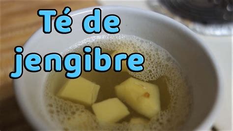 Té de jengibre para la gripe y tos - YouTube