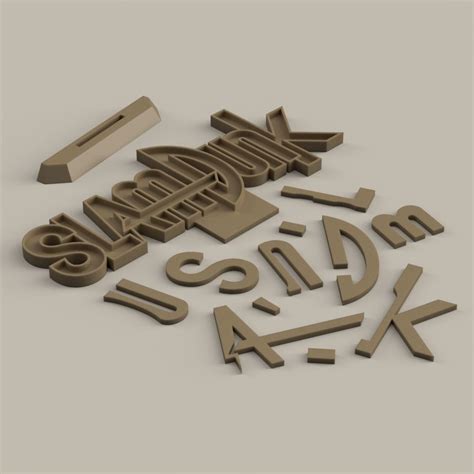 Slam Dunk - Logo 3D model 3D printable | CGTrader