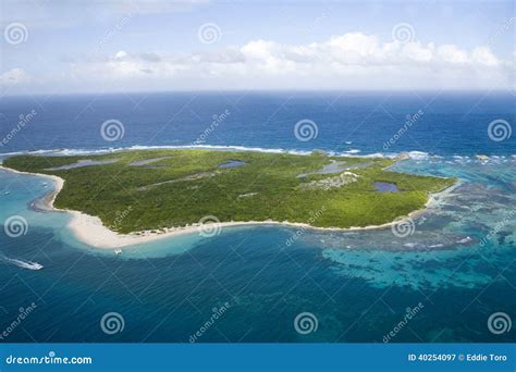 Aerial View Of Icacos Island Puerto Rico Stock Photo - Image: 40254097