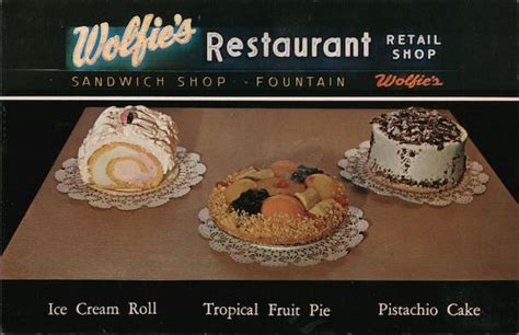 Wolfie's Restaurant and Fountain St. Petersburg, FL Postcard