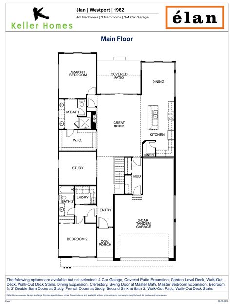 Westport Homes Floor Plans - House Decor Concept Ideas