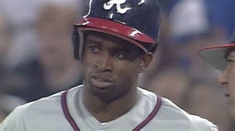 Deion Sanders shines in 1992 World Series