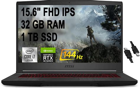 MSI GF65 Thin - i7-10750H · RTX 3060 75W · 15.6”, Full HD (1920 x 1080 ...