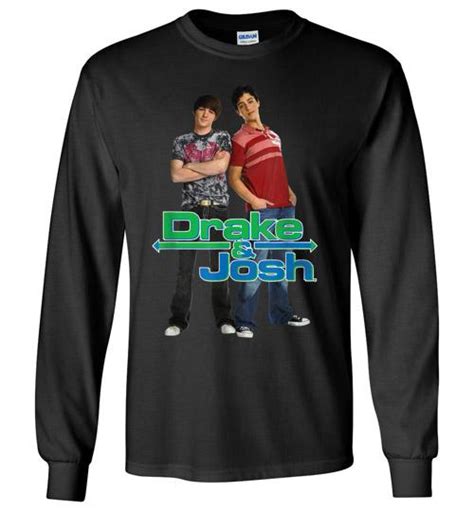 Drake And Josh Classic Logo With Characters Long Shirt