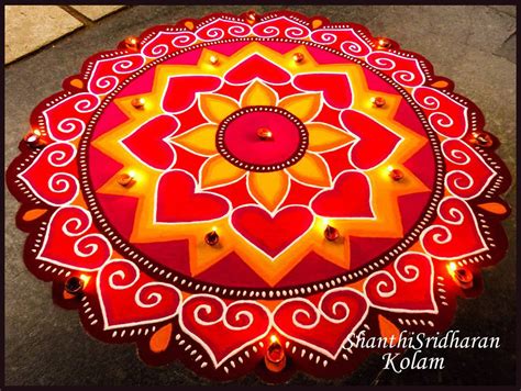 Diwali Rangoli Design By Shanthisridharan 11 - Full Image