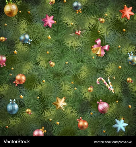 Xmas tree vintage texture Royalty Free Vector Image