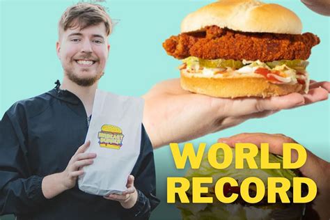 MrBeast's Beast Burger physical launch breaks world record for most ...