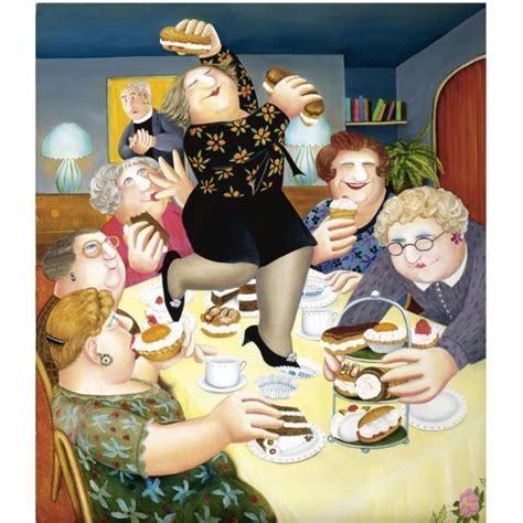 BERYL COOK The Vicar's Tea Party | Beryl cook, Beryl, Plus size art