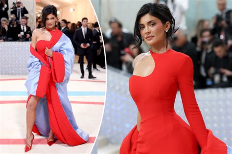 Kylie Jenner radiates in red at 2023 Met Gala