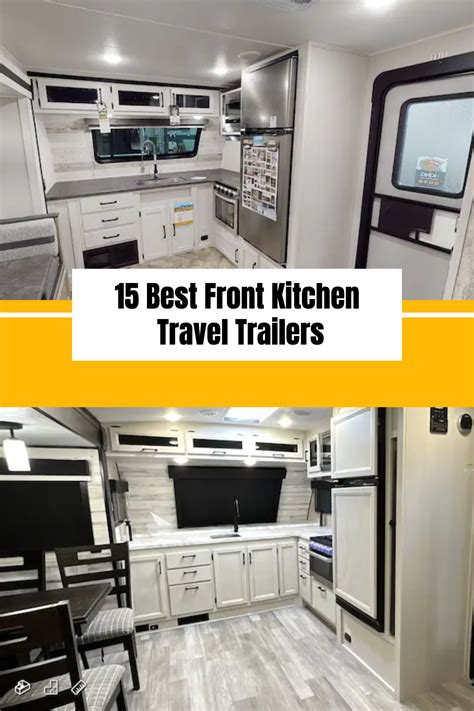 Best Front Kitchen Travel Trailers | Kitchen travel, Travel trailer ...