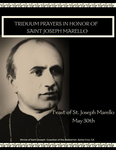 St. Joseph Marello Triduum Prayers - Flipbook by Shrine of St. Joseph - Guardian of the Redeemer ...