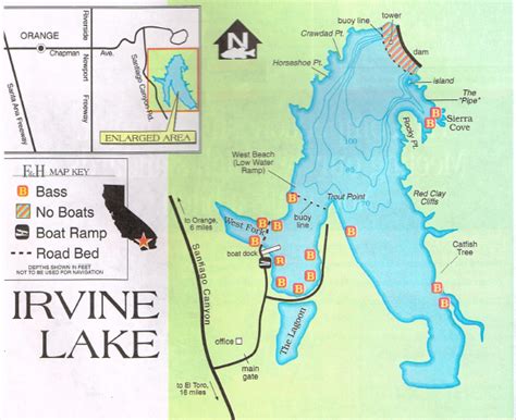 irvine-lake-fishing-maps-report. | Fishing maps, Lake fishing, California map