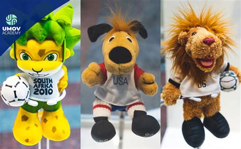 Las mascotas de las diferentes copas del mundo