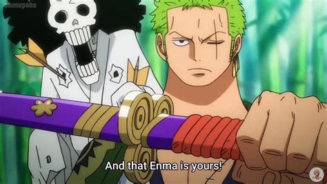 The Power of Enma, Zoro cut the whole cliff | ONE PIECE HD - YouTube