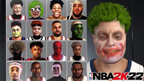 HOW TO GET ANY FACE SCAN IN NBA 2K22! *NEW*(JOKER FACE SCAN,AND MORE)THE BEST CREATIONS IN 2K22 ...