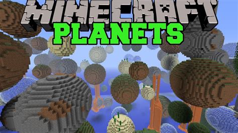 Minecraft: PLANET MOD (TONS OF MINI PLANETS TO EXPLORE!) Mod Showcase - YouTube