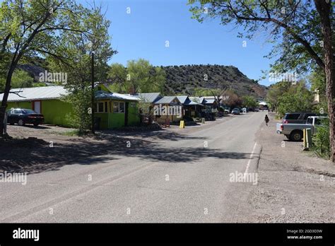 Madrid NM, ghost town turned Artist Community Stock Photo - Alamy