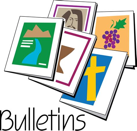 Church Bulletin Clip Art - ClipArt Best